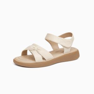 GEMEIQ Женские сандалии на одной застежке экрю, цвет Ecru