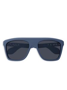 Gucci Eyewear солнцезащитные очки в квадратной оправе, синий