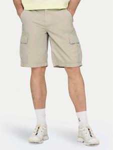 Шорты из ткани обычного кроя Loc Cargo 22029214 Only & Sons, бежевый