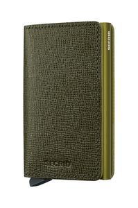 Кожаный кошелек Secrid, зеленый