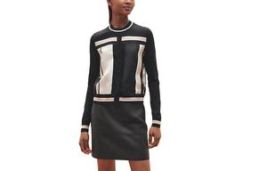 Кардиган женский Hermes, черный / белый