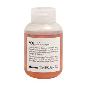 Освежающий и глубоко очищающий шампунь 75мл Davines Solu