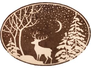 Коврик wash+dry, 60x85 см, бежевый/коньяк