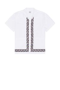 Рубен тканая рубашка Obey, white multi