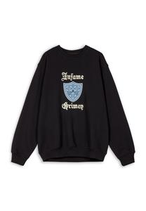 Толстовка SUDADERA CAUSING PANIC VINTAGE Grimey, цвет black