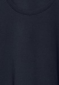 Топ с длинными рукавами MIT RUNDHALS Cecil, синий