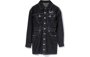 Джинсовая куртка женская черный A Bathing Ape