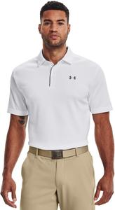 Under Armour мужская поло для гольфа Tech, White/ Graphite/ Graphite