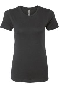 Женская хлопковая футболка Next Level, цвет heavy metal