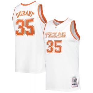 Мужская белая майка Mitchell & Ness Kevin Durant Texas Longhorns Authentic 2006 г.