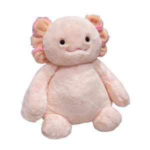 Плюшевая кукла милый щенок, саламандра лягушка и ленивец, высота 30см/40см MLING, розовый