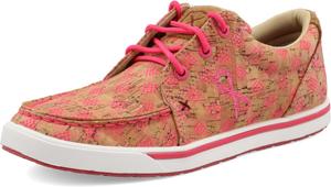 Ботинки Twisted X Men's 6" CellStretch Lacer Nano Safety Toe, Tan & Pink