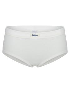Бой-шорты SCHIESSER  Feinripp - Revival Paula, от белого