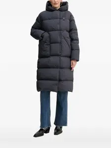 Стеганое пальто с капюшоном Blauer, синий