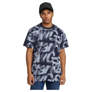 Футболка с коротким рукавом G-Star Sprayed Letters Loose, синий