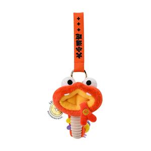 Плюшевая кукла-змея 2025 года по китайскому зодиаку, подвеска, высота около 11,5 см POTDEMIEL