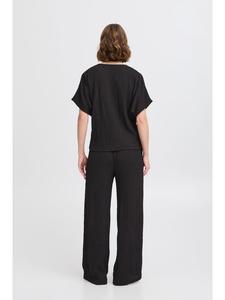 Футболка BYUMMI свободного кроя черного цвета b. young