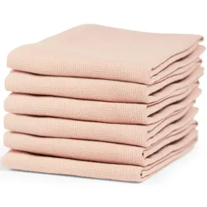 Полотенце для посуды Checkmaid, из чистого хлопка, размер каждого полотенца примерно 60x65 см Cinderella, Dusty pink