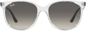 Женские квадратные солнцезащитные очки Ray-Ban RB4378, Transparent/Grey Gradient