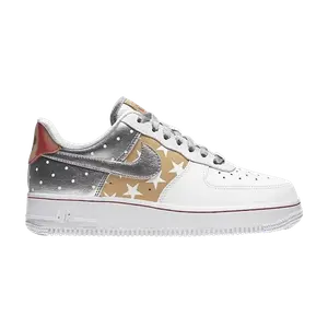 Кроссовки Nike Wmns Air Force 1 Low 'Metallic Gold', белый