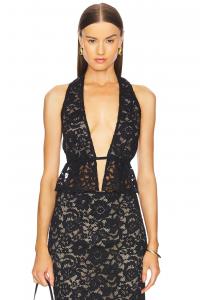 Топ-Халтер цвета черного дерева Lpa, черный