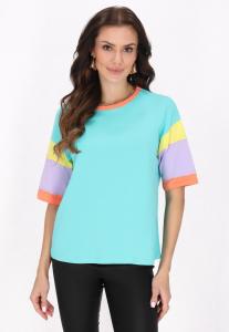 Базовая футболка faina, светло-голубой