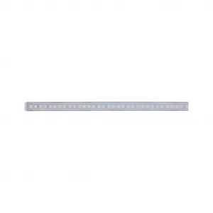 Светодиодная лента MaxLED 1000 Stripe 1м IP44 с крышкой 2700K 12W 24V серебро пластик 1 шт., однорядная Paulmann, серебристый