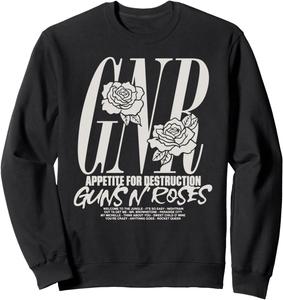 Официальная толстовка Guns N' Roses Appetite Tracks, черная