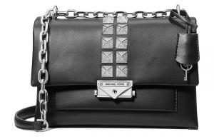 Сумка через плечо Cece из полиуретана черная MICHAEL KORS