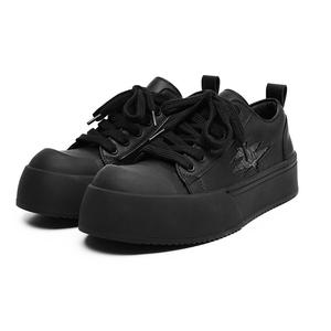 MODENGPAN Легкие лоу-топы для скейтбординга унисекс чисто черные, цвет Pure Black