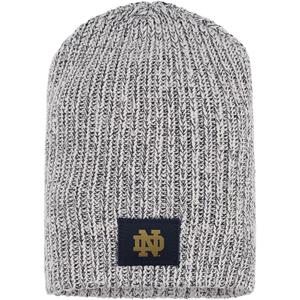 Женская шапка Love Your Melon серого цвета Notre Dame Fighting Irish Beanie