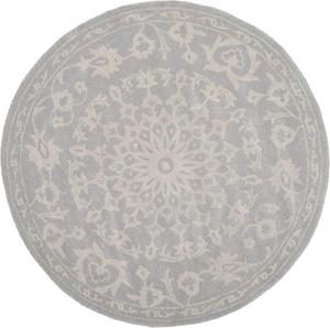 Ковер SAFAVIEH, 92 x 92 см, Bella Collection Grey / Silver BEL446A ручной работы из премиальной шерсти