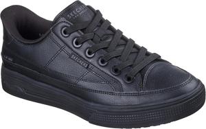 Мужские кроссовки Skechers Arch Fit Arcade - удобные слипоны без застежек, черный