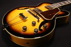 Электрогитара Ibanez AF95FMAYS AF Artcore Expressionist, 6 струн - Античный желтый с эффектом выгоревшего солнца 499