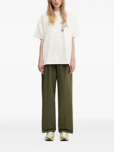 Плиссированные брюки прямого кроя Carhartt Wip, зеленый