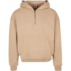 Толстовка Urban Classics Boxy Full Zip, бежевый