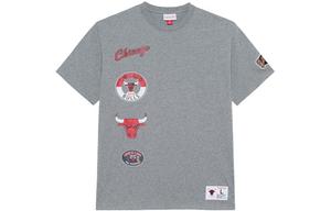 Футболка Mitchell & Ness унисекс серая Mitchell Ness