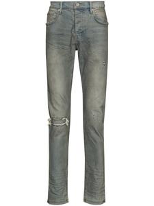 Purple Brand джинсы с эффектом потертости, синий