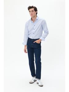 Джинсы MACole свободного кроя из темного стираного денима Matinique