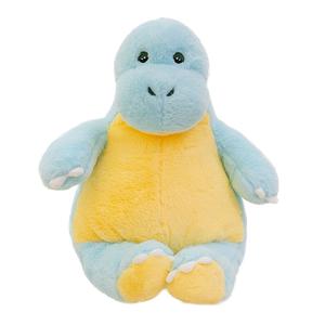 Плюшевые игрушки динозавры высота 38см/48см QIANXIONG, синий