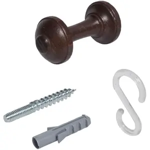 Держатель для штор, 7 см Liedeco, Nussbaum