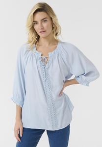 Блуза Cream Blouse, Cashmere Blue/Light Blue