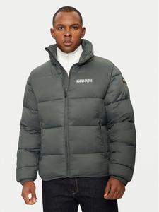 Пуховик стандартного кроя Napapijri, зеленый