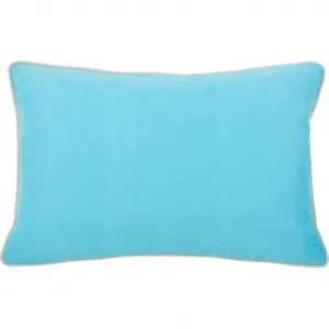 Декоративная подушка Joy однотонная, с застежкой-молнией, наволочка без наполнителя, 1 штука Done., Azur + unifarben