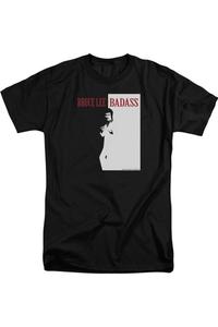 Футболка с коротким рукавом для взрослых Bruce Lee Badass Gildan, черный