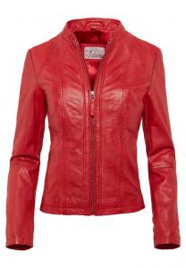 Кожаная куртка SEAMERA 7eleven, красный