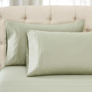 Superior Комплект постельного белья из египетского хлопка 1500 плотности с вышитым подрубочным швом Sage