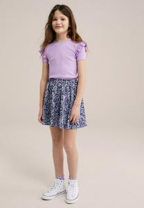 Базовая футболка WE Fashion, светло-фиолетовый