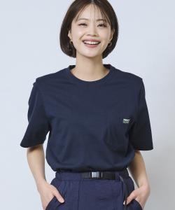 Футболка Japan Fit Carefree, не дающая усадки, с коротким рукавом и карманом, с логотипом Katahdin, Japan Fit.