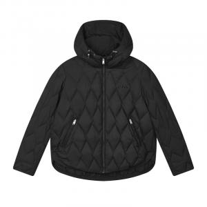 Пуховик женский, цвет черный как смоль Fila